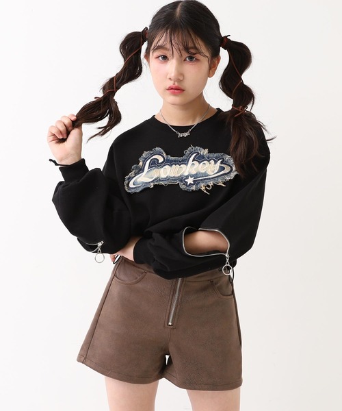 ANAP GiRL（アナップガール） パンツ ハイウエストジップフェイク