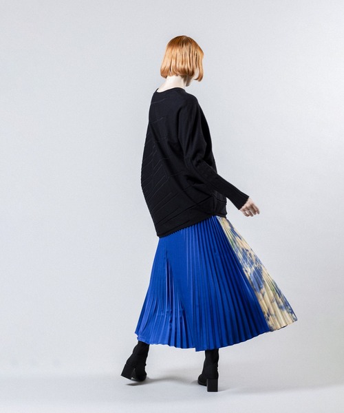 「OSMOSIS」 長袖ニット ONE SIZE ライトグレー レディース_画像8