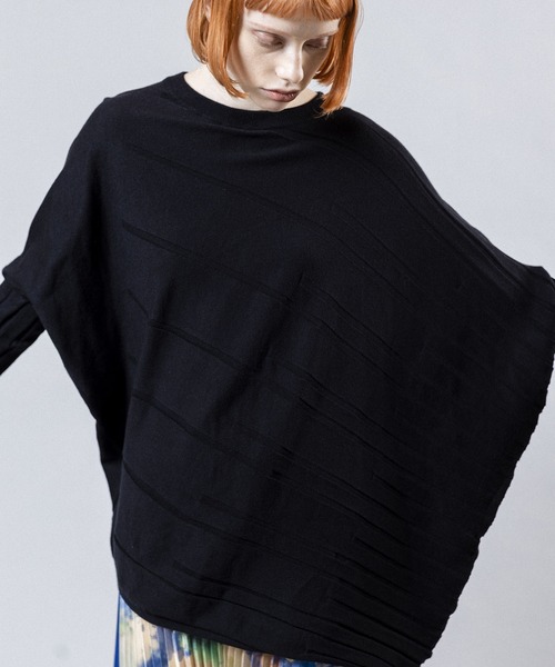 「OSMOSIS」 長袖ニット ONE SIZE ライトグレー レディース_画像9