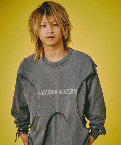 GALFY（ガルフィー） tシャツ 穴の向こうにわんちゃんロンTee/長袖T