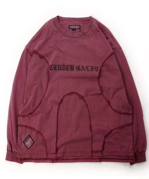 GALFY（ガルフィー） tシャツ 穴の向こうにわんちゃんロンTee/長袖T