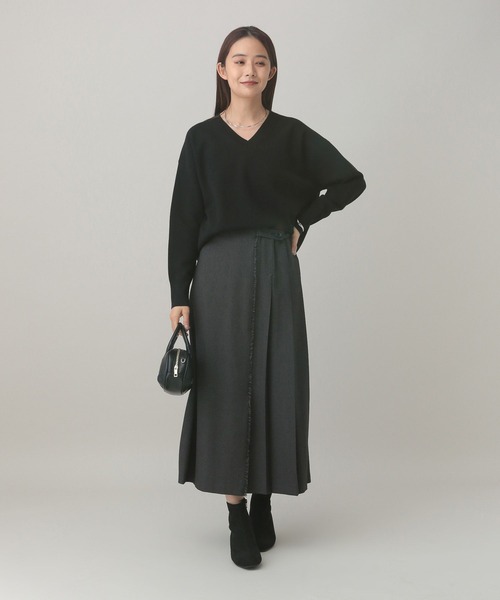 GLOBAL WORK（グローバルワーク） スカート MATINEE LINE/ウールライク