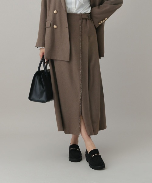 GLOBAL WORK（グローバルワーク） スカート MATINEE LINE/ウールライク