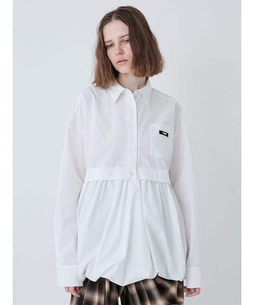 SORIN Balloon Hem Big Shirt/バルーンヘムビッグシャツ SORIN（ソリン） ブラウス シャツ Balloon Hem Big Shirt/バルーンヘム