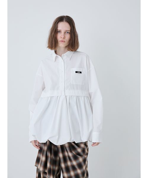 SORIN（ソリン） ブラウス シャツ Balloon Hem Big Shirt/バルーンヘム
