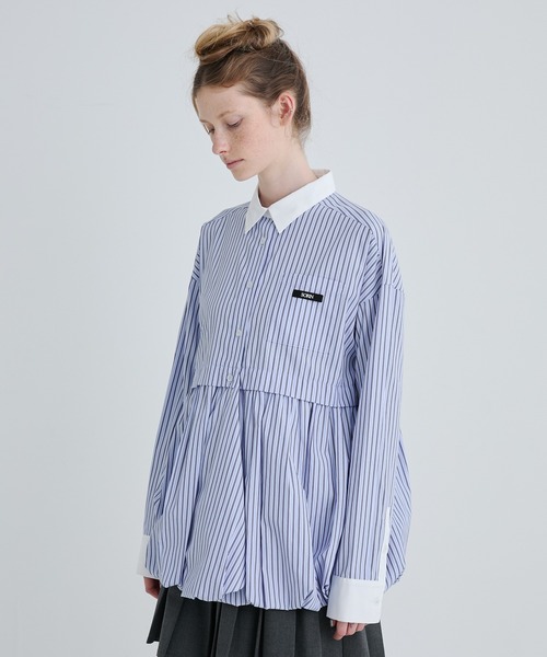 SORIN（ソリン） ブラウス シャツ Balloon Hem Big Shirt/バルーンヘム