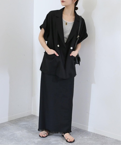 ミー【美品】SLOBE IENA スローブイエナ　ツィーディジャケット SLOBE IENA（スローブイエナ）の「《予約》金ボタンツィーディ