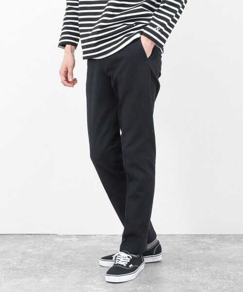 チノパン コットンカルゼ裏微起毛ストレッチスリムフィット 25AW メンズ_2