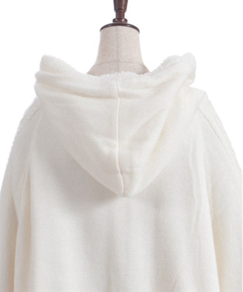 axes femme（アクシーズ ファム） カーディガン パール裏ボアニット