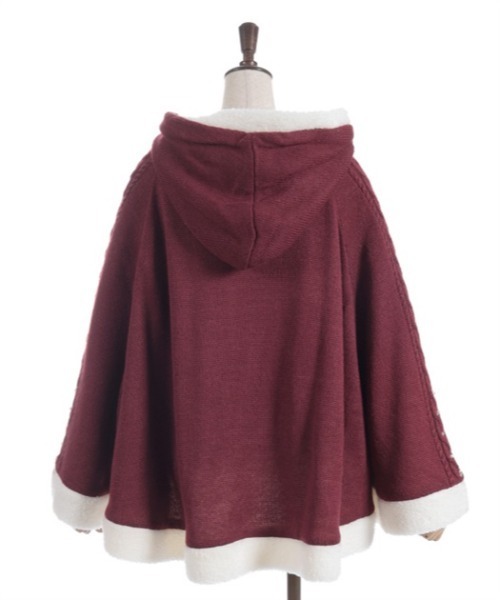 axes femme（アクシーズ ファム） カーディガン パール裏ボアニット