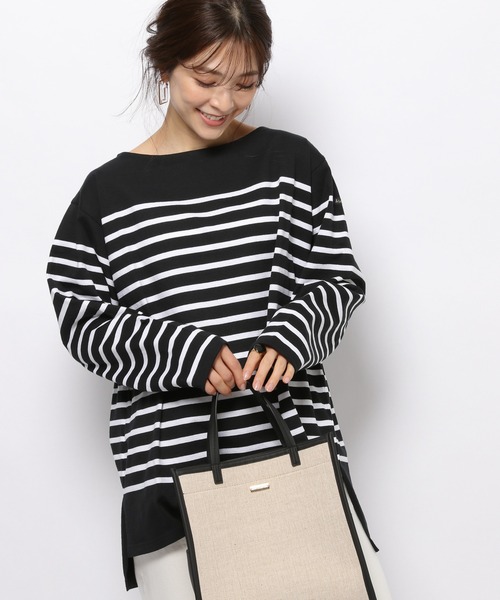 「Le Minor」 長袖カットソー FREE オフホワイト レディース_画像7