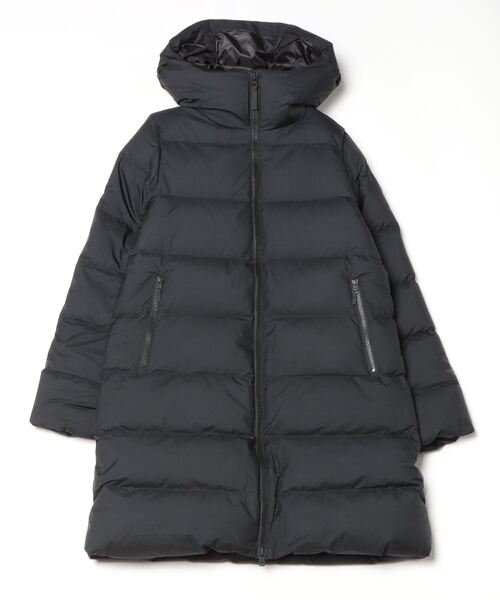 ノースフェイス レディースLサイズ　黒 フード付き ロングダウンジャケット THE NORTH FACE（ザ ノースフェイス） ダウンコート L ブラック