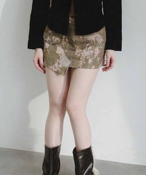 igi イジ ジャガードミニスカート igi スカート JACQUARD MINI / ジャガードミニスカート : ZOZOTOWN