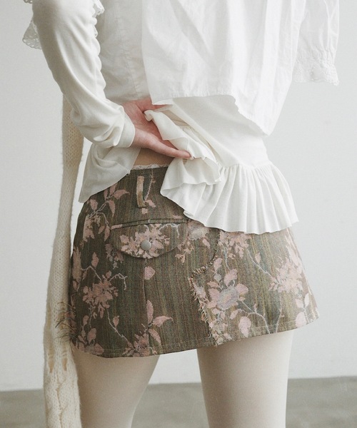 igi イジ ジャガードミニスカート igi スカート JACQUARD MINI / ジャガードミニスカート : ZOZOTOWN