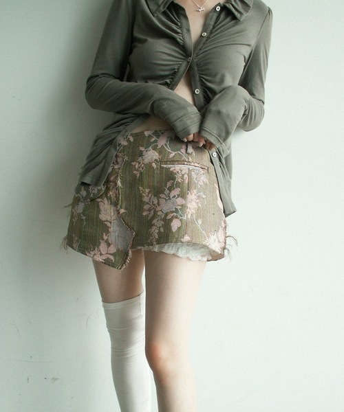igi スカート JACQUARD MINI / ジャガードミニスカート : ZOZOTOWN