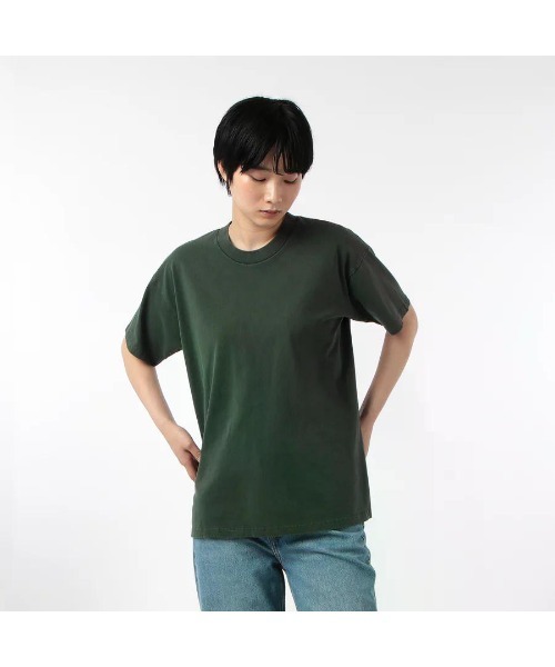 GOAT（ゴート） tシャツ GOAT / PIGMENT DYE S/S TEE 7oz メンズ