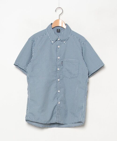 mont-bell（モンベル） チェック柄半袖シャツ X-SMALL ブルー メンズ