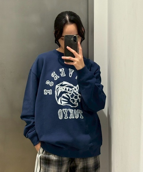 コンバーストウキョウ スウェット CONVERSE TOKYO トレーナー スウェット TIGER LOGO SWEAT レディース