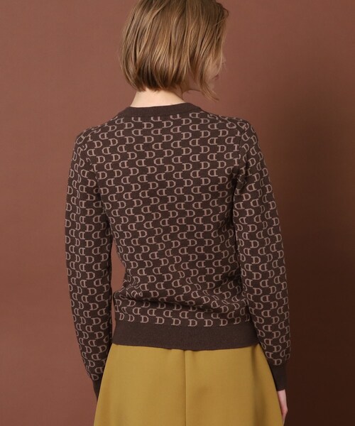 「DRESSTERIOR」 長袖ニット 38 ブラウン レディース_画像5