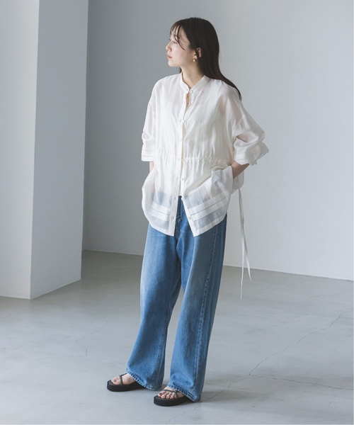 NOBLE（ノーブル） 長袖ブラウス - ホワイト レディース : ZOZOTOWN