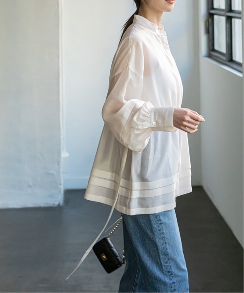 NOBLE（ノーブル） 長袖ブラウス - ホワイト レディース : ZOZOTOWN