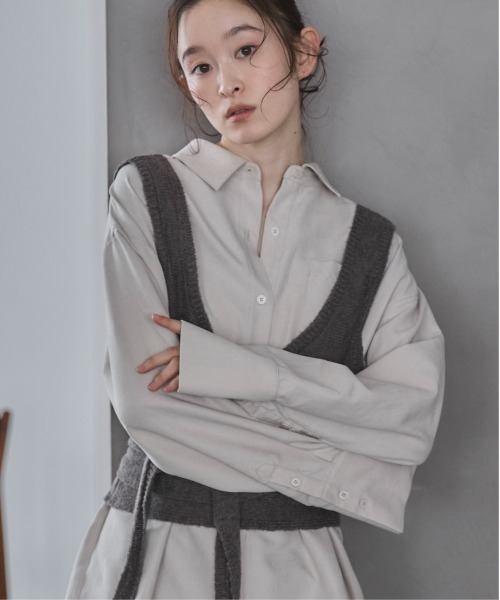 feepur(フェピュール) 「ハンドウォッシャブル」カシュクールニット feepur(フェピュール) 「ハンドウォッシャブル」カシュクールニット