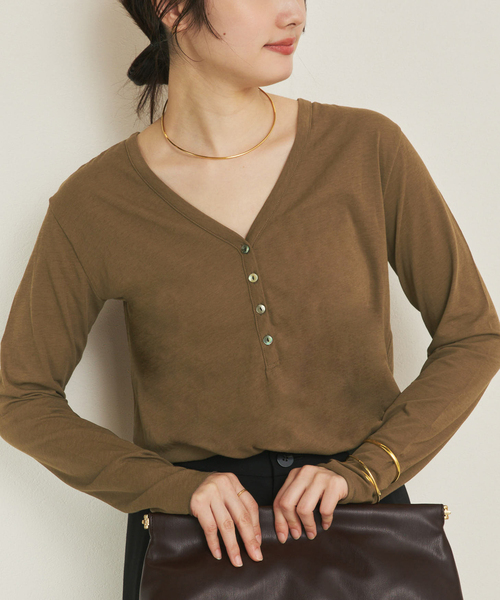 plage（プラージュ） tシャツ henly プルオーバー レディース