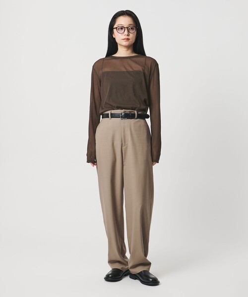 tシャツ 「MARW UNITED ARROWS」シアー ロングスリーブ カットソー レディースの画像