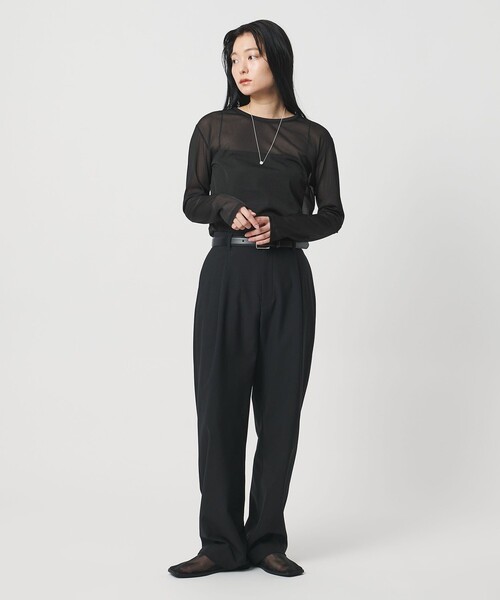 tシャツ 「MARW UNITED ARROWS」シアー ロングスリーブ カットソー レディースの画像