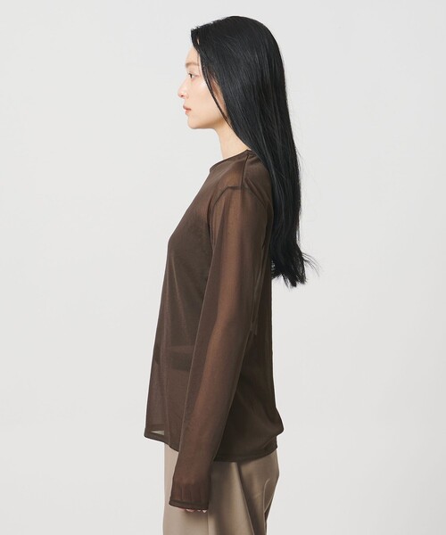 tシャツ 「MARW UNITED ARROWS」シアー ロングスリーブ カットソー レディースの画像