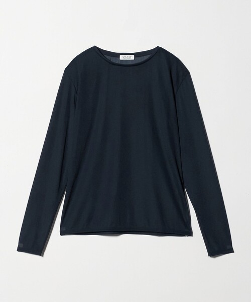 tシャツ 「MARW UNITED ARROWS」シアー ロングスリーブ カットソー レディースの画像