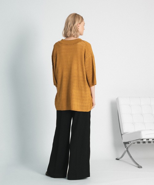 「selle glant」 スラックス LARGE グレイッシュブルー メンズ_画像2