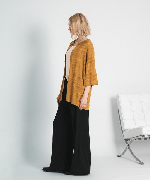 「selle glant」 スラックス LARGE グレイッシュブルー メンズ_画像7