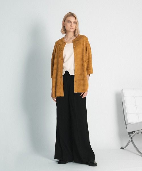 「selle glant」 スラックス LARGE グレイッシュブルー メンズ_画像8