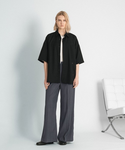 「selle glant」 スラックス LARGE グレイッシュブルー メンズ_画像9