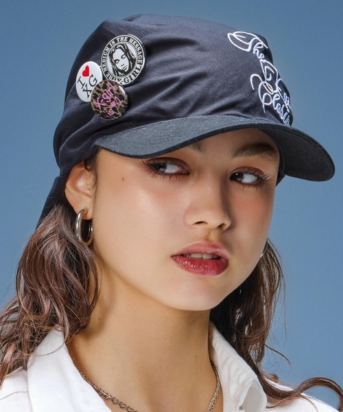 X-girl（エックスガール） バッジ BUTTON BADGE SET : ZOZOTOWN Yahoo