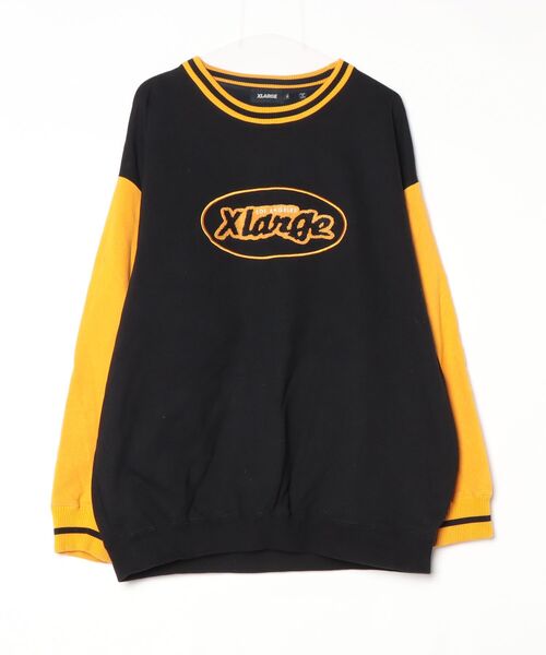 「XLARGE」 スウェットカットソー X-LARGE ブラック メンズ