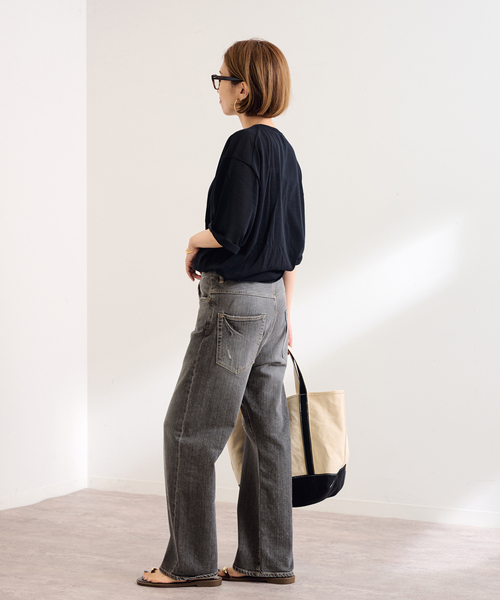 「FRAMeWORK」 デニムパンツ 34 ブルー系その他 レディースの画像