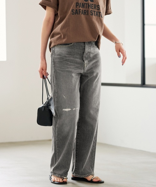 「FRAMeWORK」 デニムパンツ 34 ブルー系その他 レディースの画像