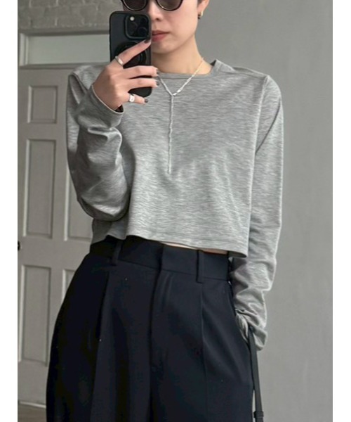 RIM.ARK tシャツ Silky long T/SH シルキー ロング ティーシャツ