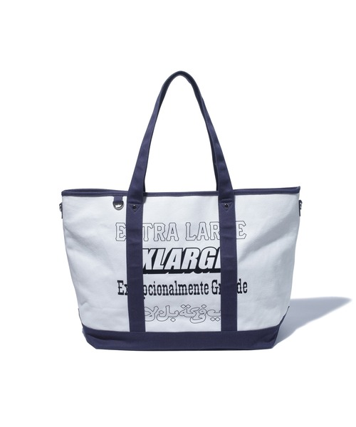   グレー トートバッグ ロゴ ラージ XLARGE（エクストラ ラージ） トートバッグ MULTI LOGO TOTE BAG