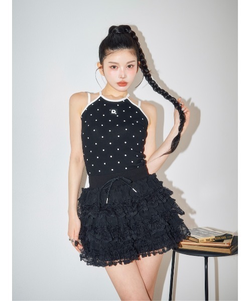 「Darich」 キュロット FREE ブラック レディース_画像5