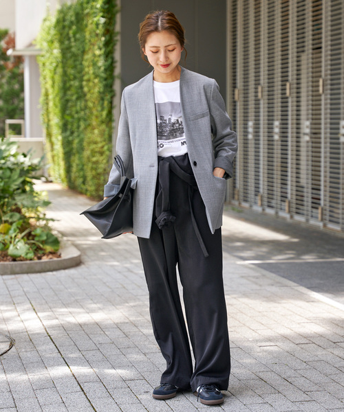 Spick & Span ノーカラージャケット Spick＆Span（スピック アンド スパン） 「Spick & Span」 ノーカラー