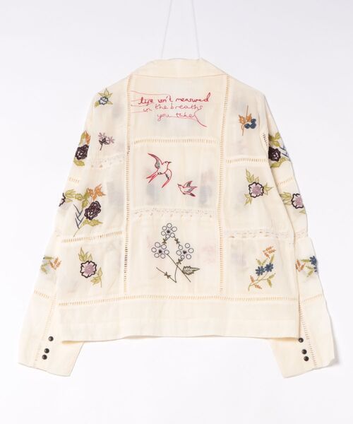 ブラウス シャツ TODAYFUL Embroidery Patchwork Shirts レディースの画像