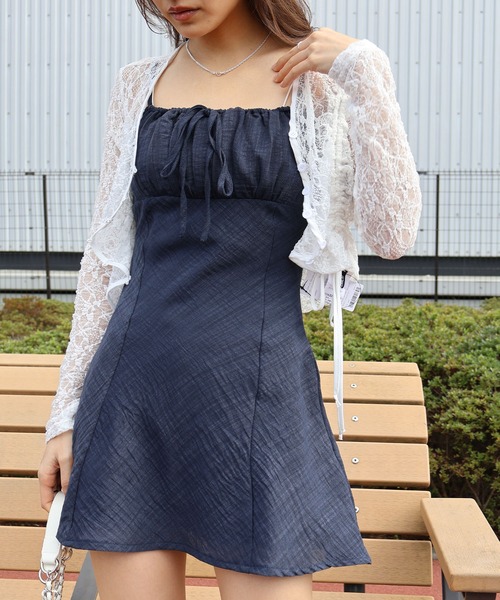 SpRay（スプレイ） ワンピース スラブ風2WAYミニキャミワンピース
