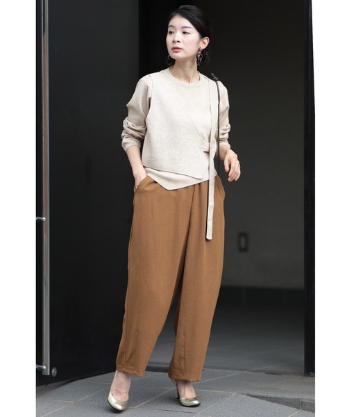 「CAWAII」 イージーパンツ M ネイビー レディース_画像2
