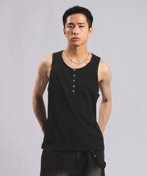 praying タンクトップ RAGEBLUE（レイジブルー） タンクトップ RINGDOT HENRY TANKTOP/リング