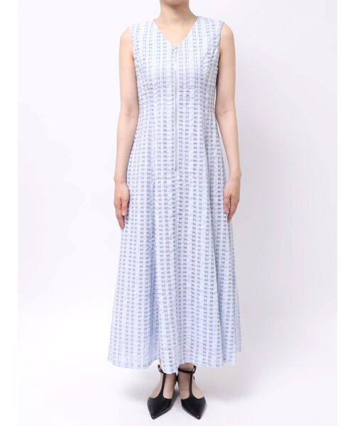 LAGUNAMOON（ラグナムーン） ワンピース フロントZIPミックスカラー