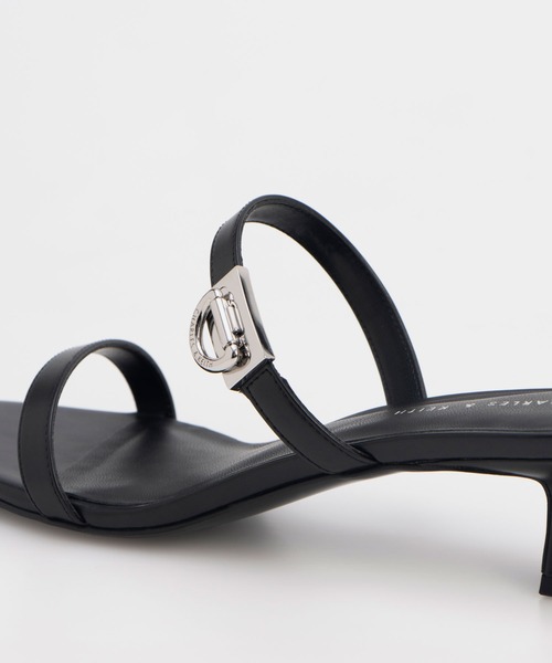 「CHARLES & KEITH」 ヒールサンダル 25.5cm ブラウン レディース_画像5