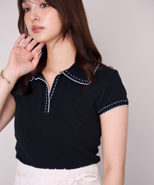 MISCH MASCH（ミッシュマッシュ） tシャツ 半袖 2026春夏新作 配色